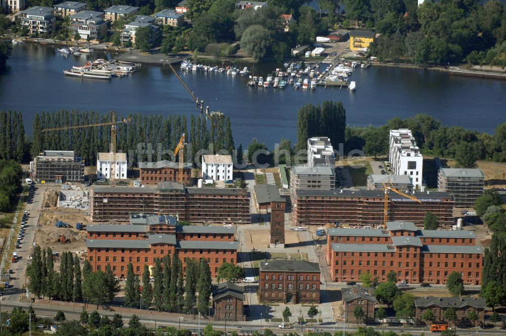 Berlin aus der Vogelperspektive: Wohnneubau an der Rummelsburger Bucht in Berlin