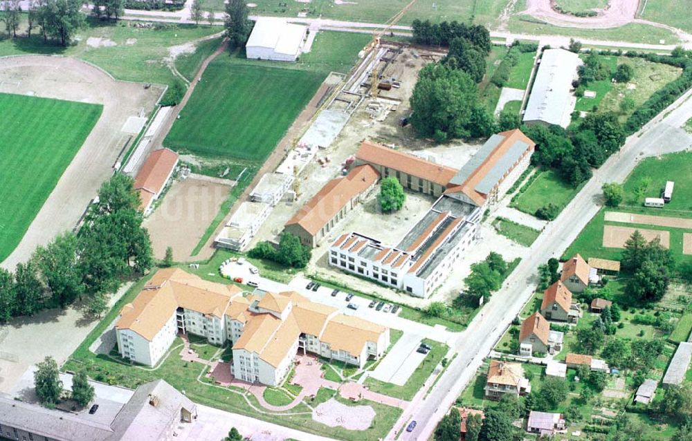 Seelow / Brandenburg von oben - Wohnneubau in Seelow / Brandenburg