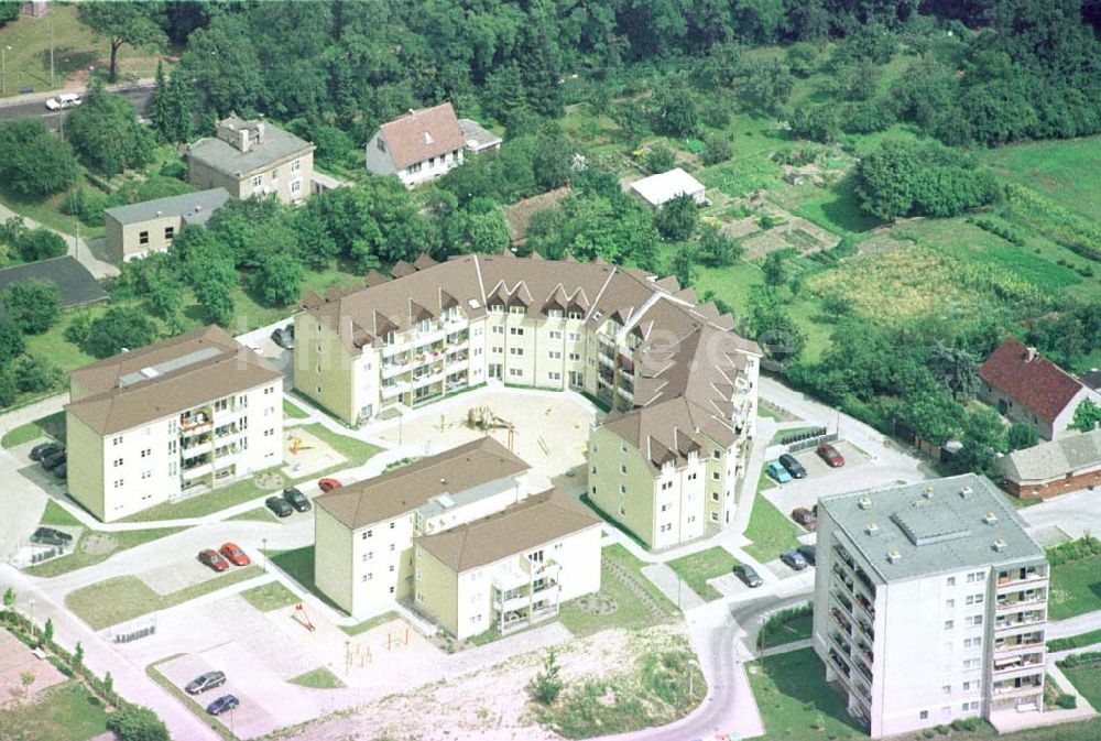 Seelow / Brandenburg aus der Vogelperspektive: Wohnneubau in Seelow / Brandenburg