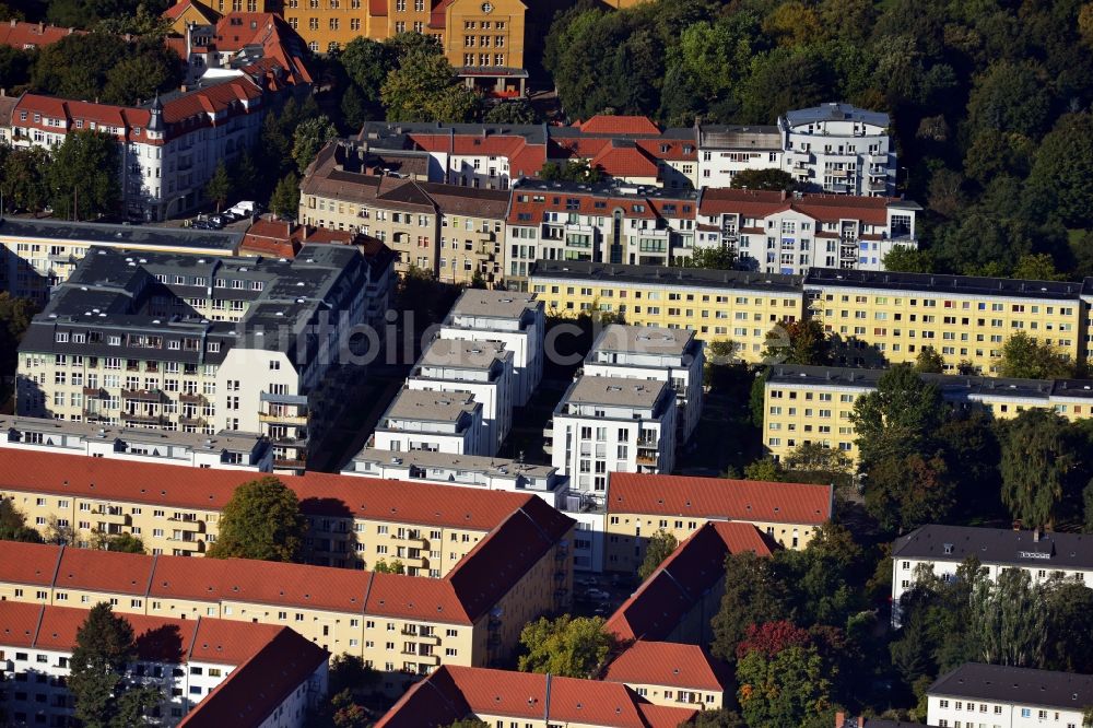 Luftbild Berlin Lichtenberg - Wohnneubau - Siedlung mit Mehrfamilienhäusern an der Möllendorfstraße in Berlin Lichtenberg