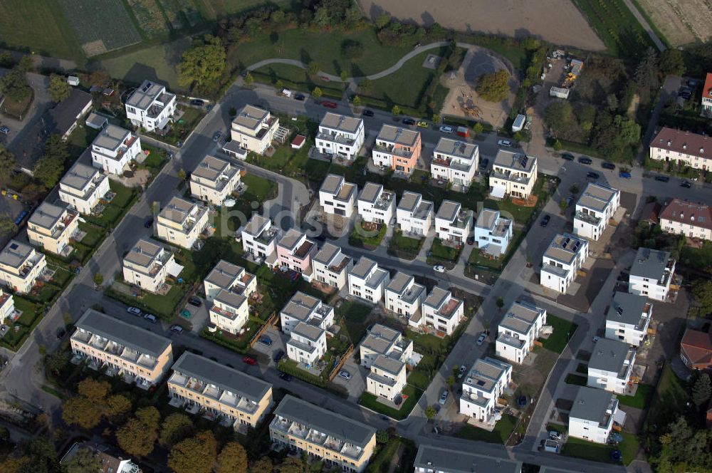 Berlin aus der Vogelperspektive: Wohnneubaugebiet in Berlin - Dahlem