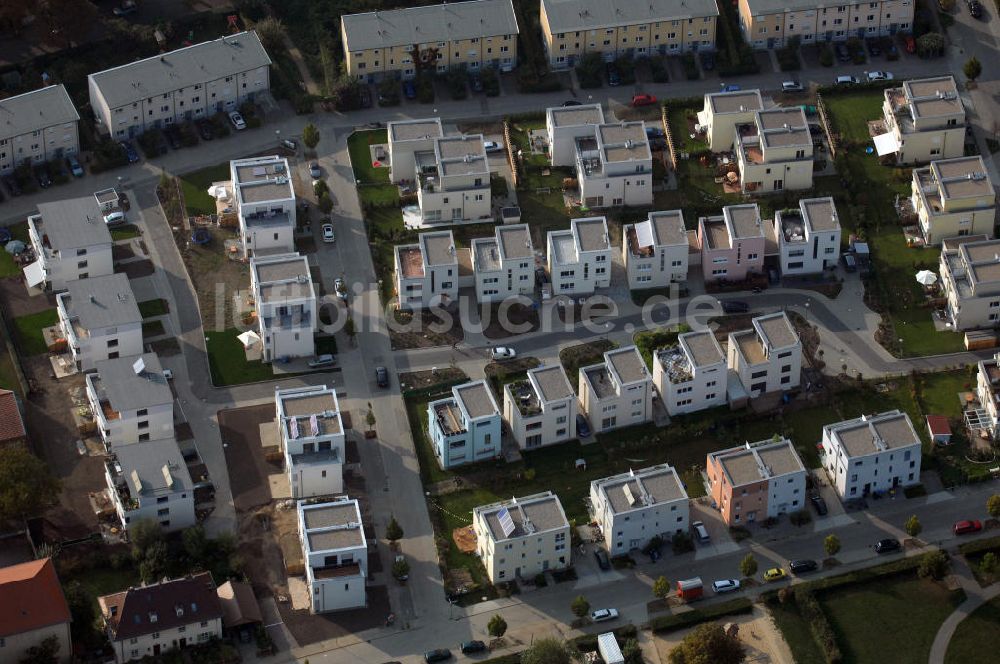 Berlin von oben - Wohnneubaugebiet in Berlin - Dahlem