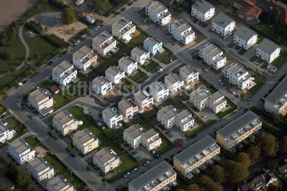 Luftbild Berlin - Wohnneubaugebiet in Berlin - Dahlem