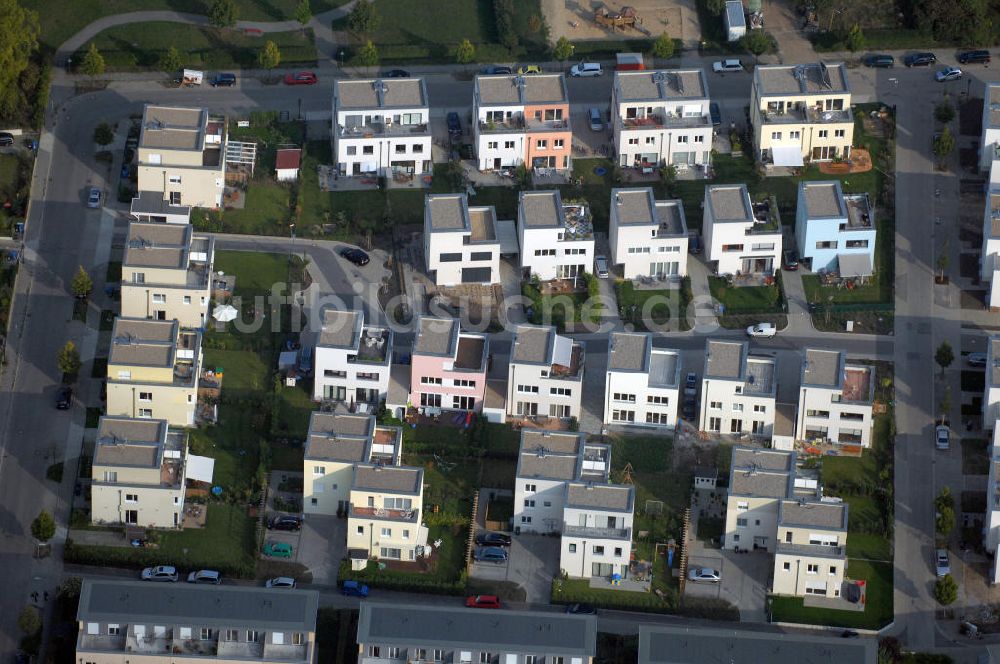 Berlin aus der Vogelperspektive: Wohnneubaugebiet in Berlin - Dahlem