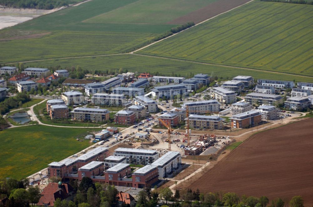 Haar aus der Vogelperspektive: Wohnneubaugebiet der Deutschen Heim Wohnungsbaugesellschaft mbH in Haar.