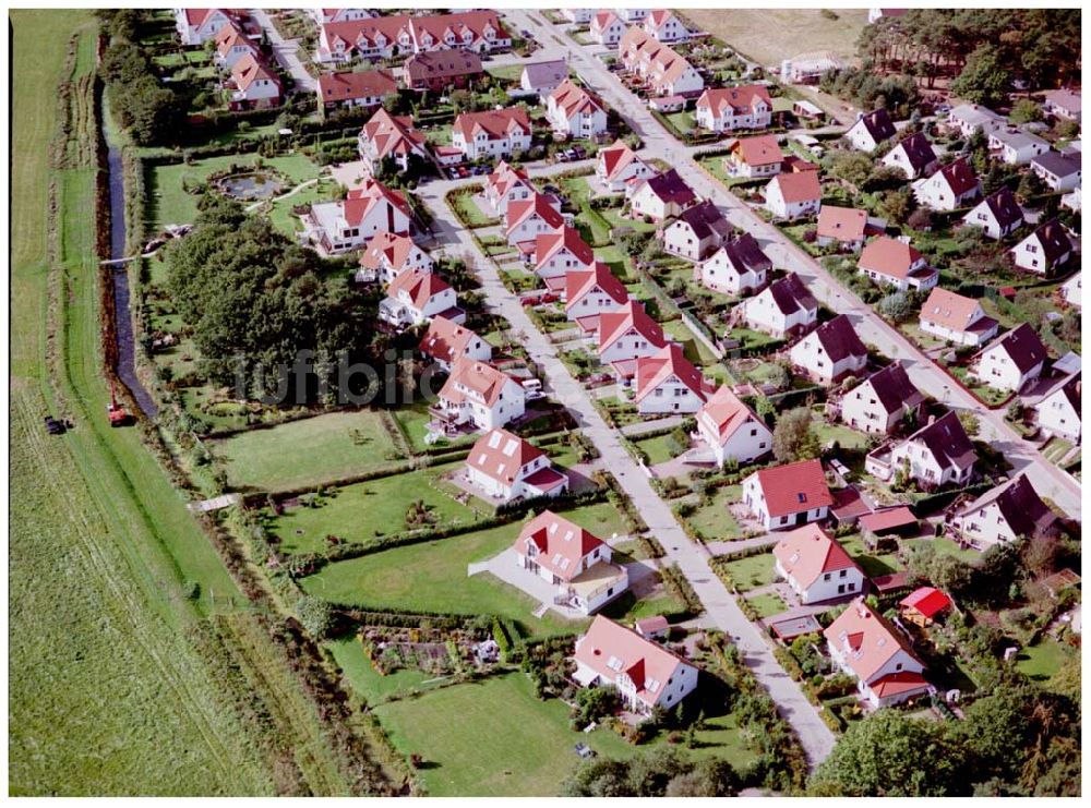 Luftaufnahme Graal-Müritz / Mecklenburg Vorpommern - Wohnneubaugebiet der HAWO KG in Graal - Müritz Mecklenburg Vorpommern / 27.09.02