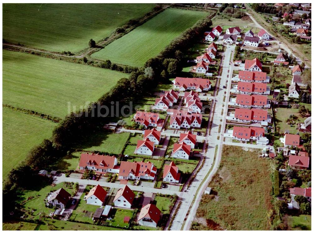 Graal-Müritz / Mecklenburg Vorpommern von oben - Wohnneubaugebiet der HAWO KG in Graal - Müritz Mecklenburg Vorpommern / 27.09.02