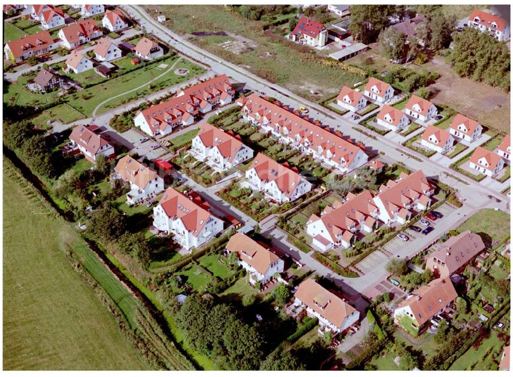 Luftaufnahme Graal-Müritz / Mecklenburg Vorpommern - Wohnneubaugebiet der HAWO KG in Graal - Müritz Mecklenburg Vorpommern / 27.09.02