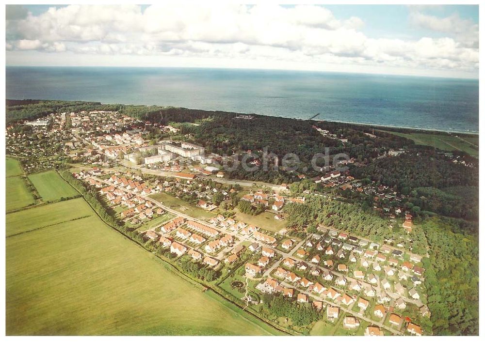 Graal-Müritz / Mecklenburg Vorpommern von oben - Wohnneubaugebiet der HAWO KG in Graal - Müritz Mecklenburg Vorpommern / 27.09.02