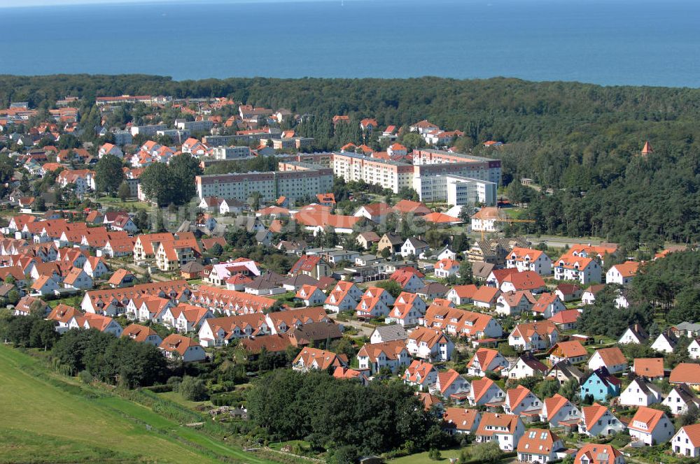 Graal-Müritz von oben - Wohnneubaugebiet Koppenheide im Ostseeheilbad Graal-Müritz