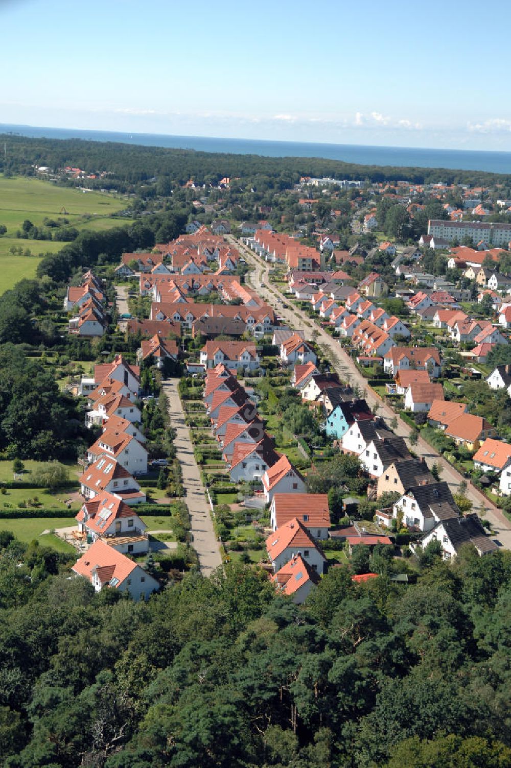 Graal-Müritz aus der Vogelperspektive: Wohnneubaugebiet Koppenheide im Ostseeheilbad Graal-Müritz