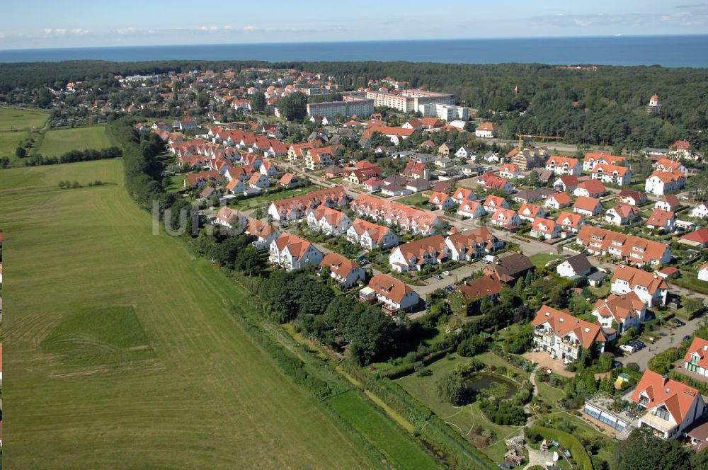 Graal-Müritz aus der Vogelperspektive: Wohnneubaugebiet Koppenheide im Ostseeheilbad Graal-Müritz