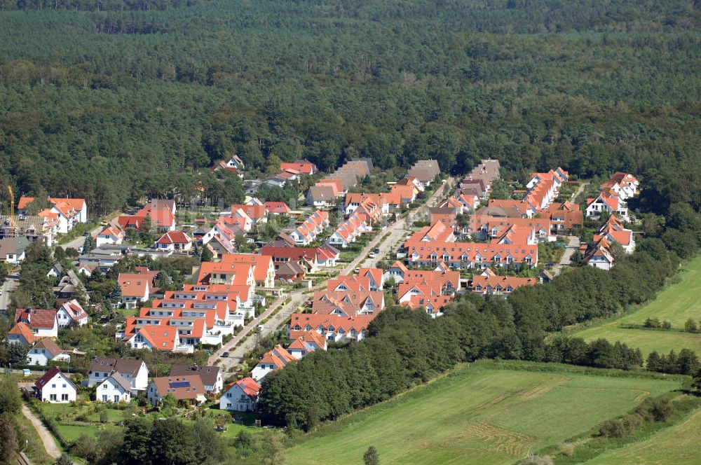 Graal-Müritz von oben - Wohnneubaugebiet Koppenheide im Ostseeheilbad Graal-Müritz