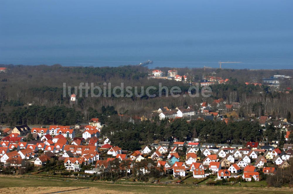 Graal-Müritz von oben - Wohnneubaugebiet Koppenheide im Ostseeheilbad Graal-Müritz