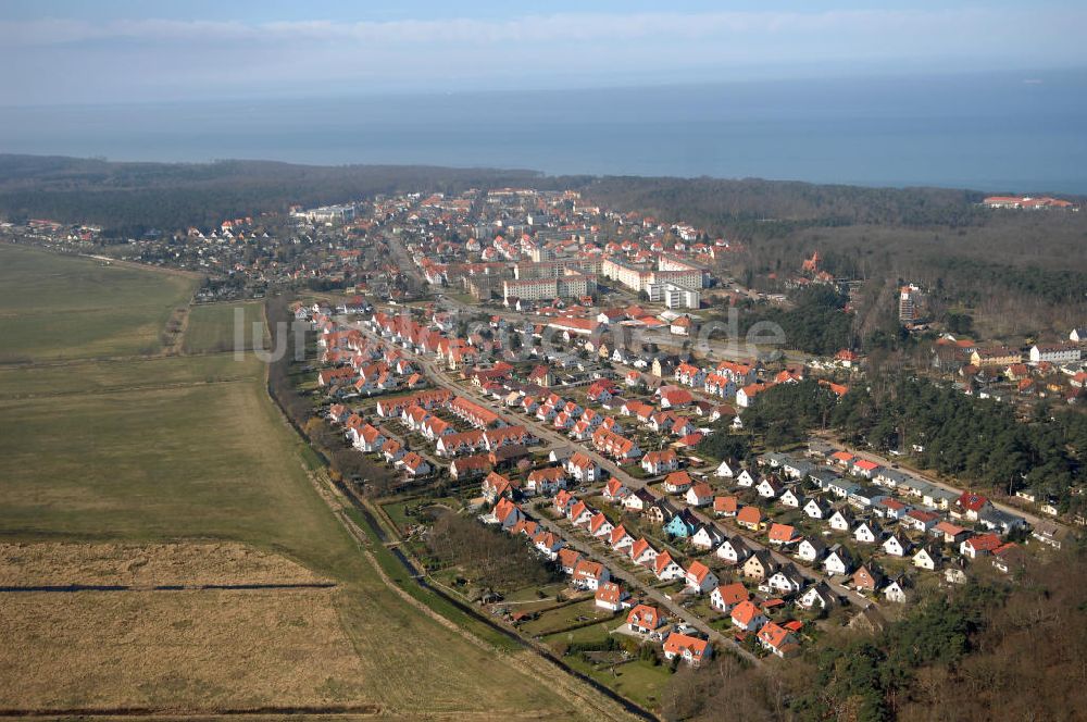 Graal-Müritz aus der Vogelperspektive: Wohnneubaugebiet Koppenheide im Ostseeheilbad Graal-Müritz