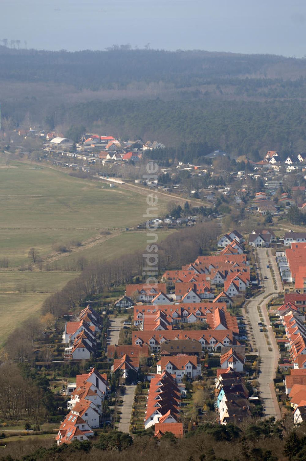 Graal-Müritz von oben - Wohnneubaugebiet Koppenheide im Ostseeheilbad Graal-Müritz