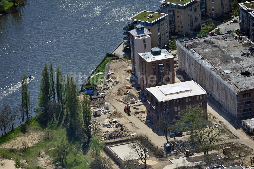 Berlin von oben - Wohnneubaugebiet Am Krusenick in Berlin Köpenick