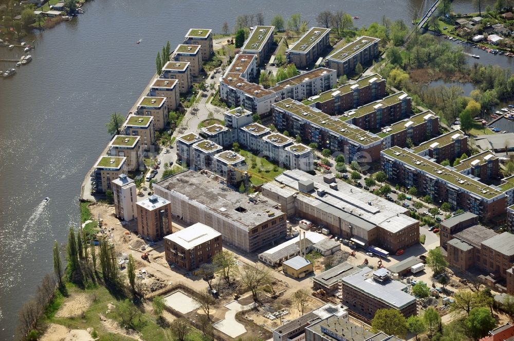 Berlin von oben - Wohnneubaugebiet Am Krusenick in Berlin Köpenick