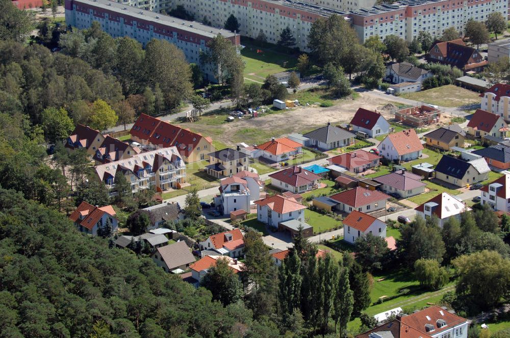 Graal-Müritz von oben - Wohnneubaugebiet am Lerchenweg im Ostseeheilbad Graal-Müritz