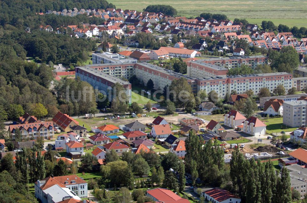 Graal-Müritz von oben - Wohnneubaugebiet am Lerchenweg im Ostseeheilbad Graal-Müritz