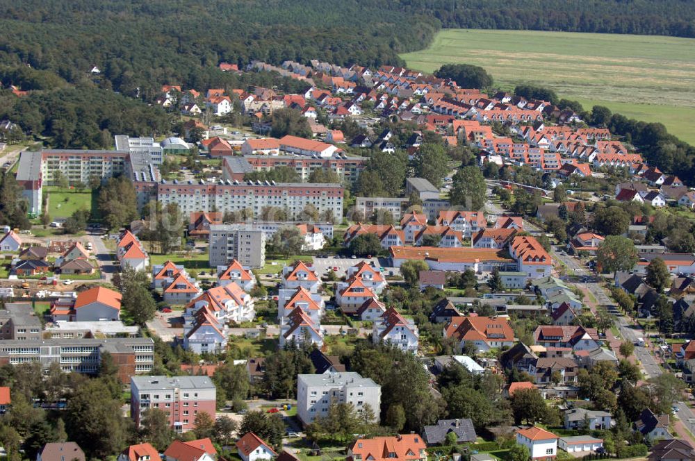 Graal-Müritz aus der Vogelperspektive: Wohnneubaugebiet am Lerchenweg im Ostseeheilbad Graal-Müritz