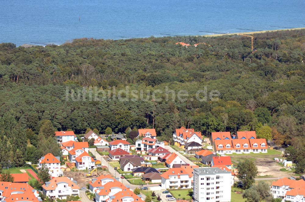 Graal-Müritz aus der Vogelperspektive: Wohnneubaugebiet am Lerchenweg im Ostseeheilbad Graal-Müritz