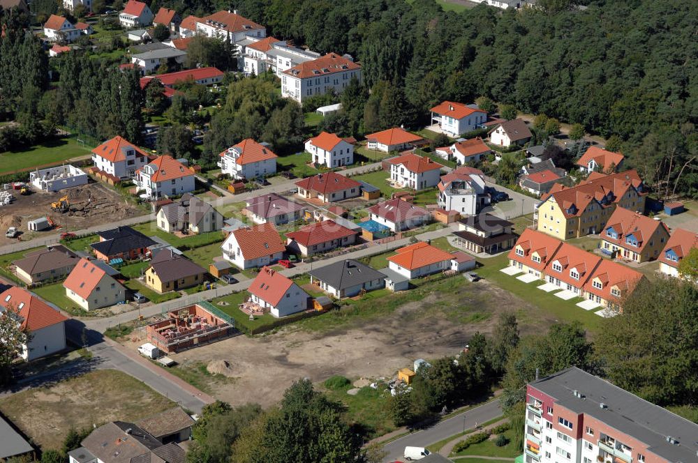 Luftbild Graal-Müritz - Wohnneubaugebiet am Lerchenweg im Ostseeheilbad Graal-Müritz