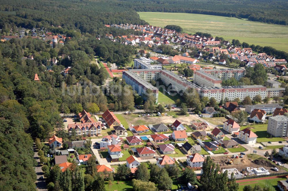 Graal-Müritz von oben - Wohnneubaugebiet am Lerchenweg im Ostseeheilbad Graal-Müritz