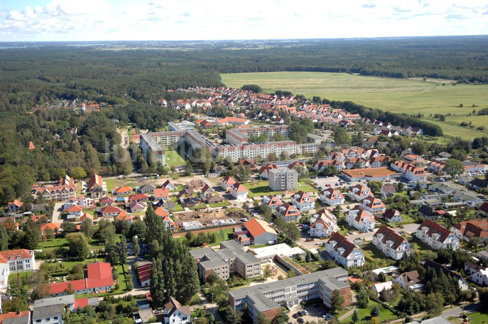 Graal-Müritz aus der Vogelperspektive: Wohnneubaugebiet am Lerchenweg im Ostseeheilbad Graal-Müritz