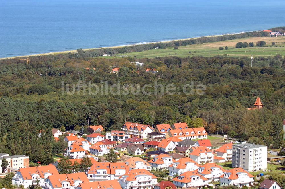 Graal-Müritz von oben - Wohnneubaugebiet am Lerchenweg im Ostseeheilbad Graal-Müritz