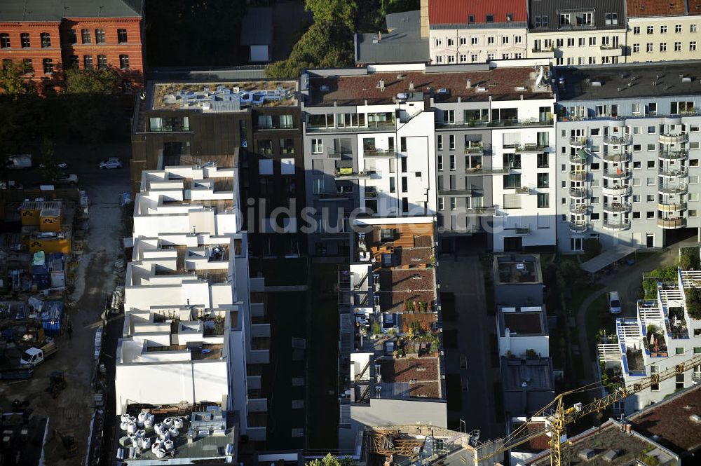 Luftbild Berlin - Wohnneubaugebiet Marthashof Berlin Prenzlauer Berg