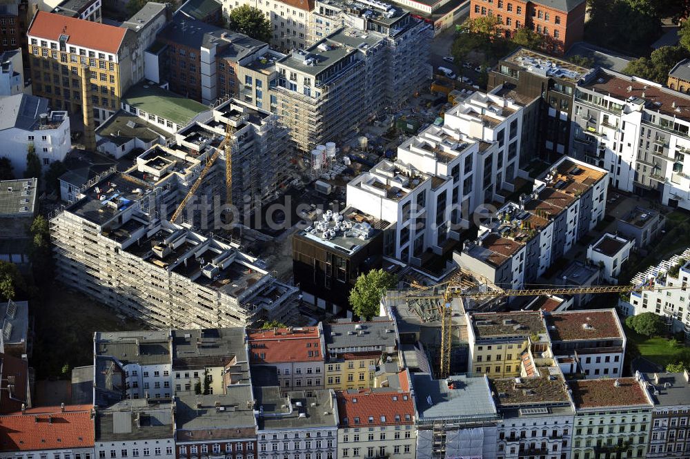 Luftbild Berlin - Wohnneubaugebiet Marthashof Berlin Prenzlauer Berg