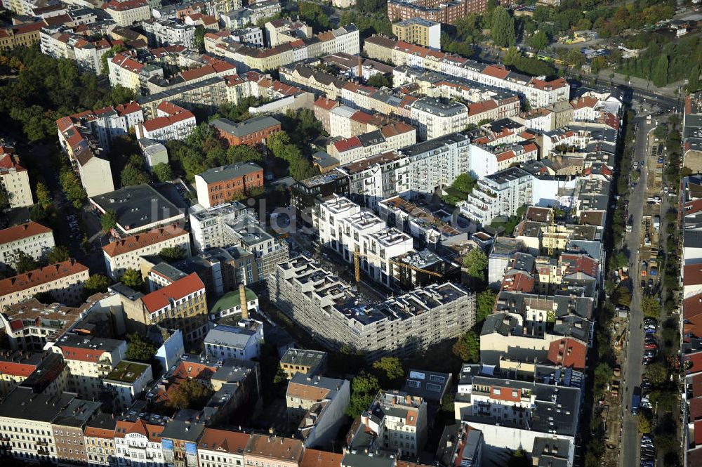 Berlin von oben - Wohnneubaugebiet Marthashof Berlin Prenzlauer Berg