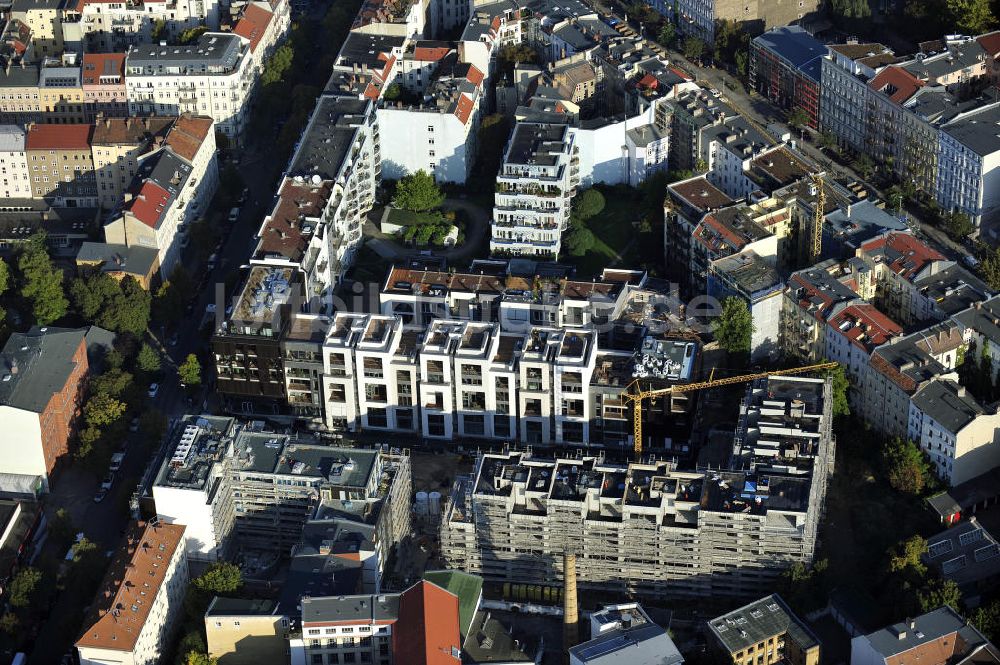 Luftbild Berlin - Wohnneubaugebiet Marthashof Berlin Prenzlauer Berg