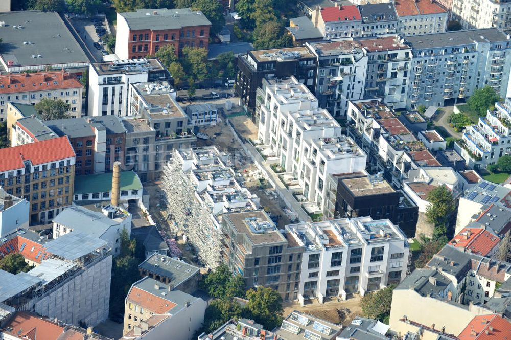 Luftbild Berlin - Wohnneubaugebiet Marthashof Berlin Prenzlauer Berg