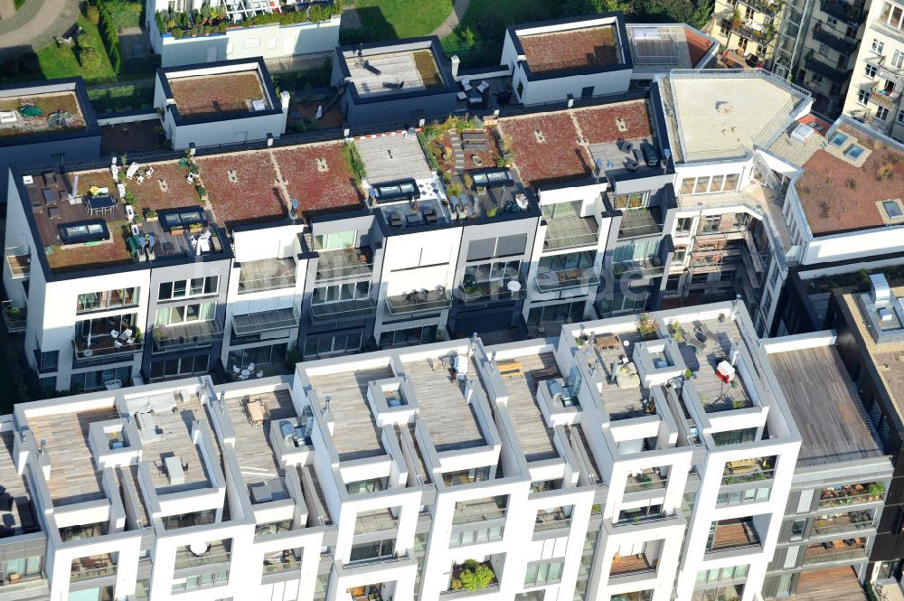 Luftaufnahme Berlin - Wohnneubaugebiet Marthashof Berlin Prenzlauer Berg