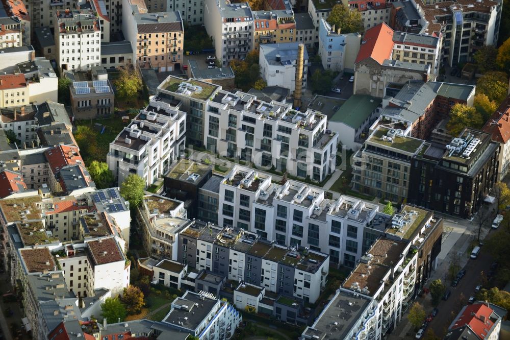 Berlin von oben - Wohnneubaugebiet Marthashof Berlin Prenzlauer Berg