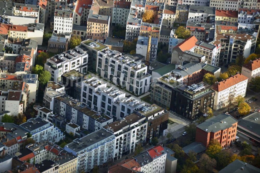 Berlin aus der Vogelperspektive: Wohnneubaugebiet Marthashof Berlin Prenzlauer Berg