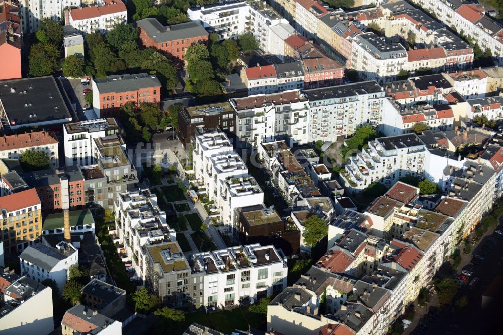 Luftbild Berlin - Wohnneubaugebiet Marthashof Berlin Prenzlauer Berg