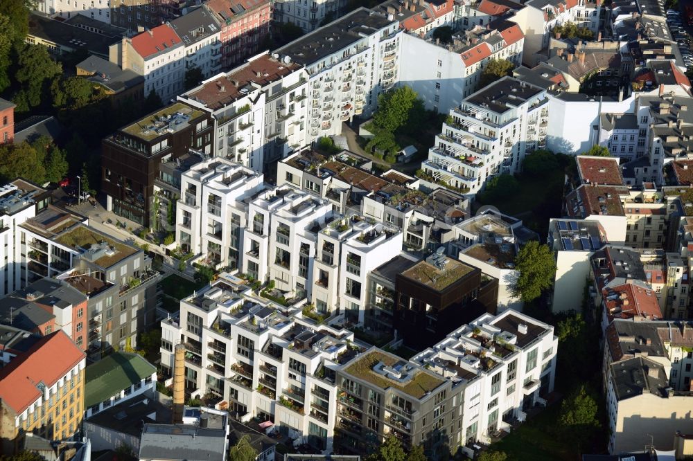 Berlin von oben - Wohnneubaugebiet Marthashof Berlin Prenzlauer Berg