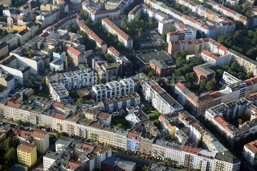 Luftaufnahme Berlin - Wohnneubaugebiet Marthashof Berlin Prenzlauer Berg