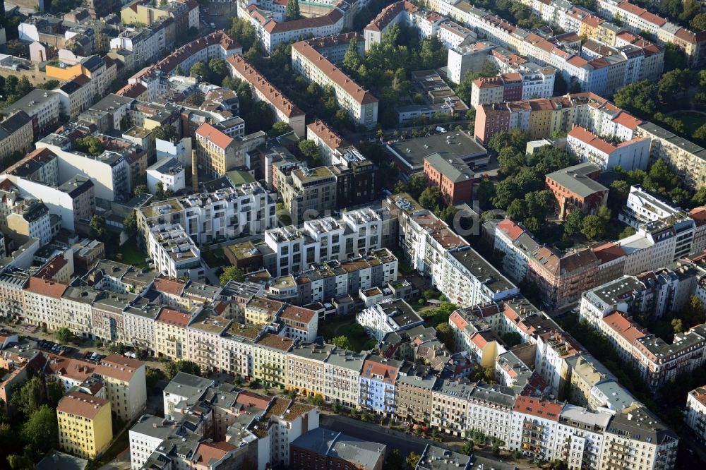 Berlin von oben - Wohnneubaugebiet Marthashof Berlin Prenzlauer Berg