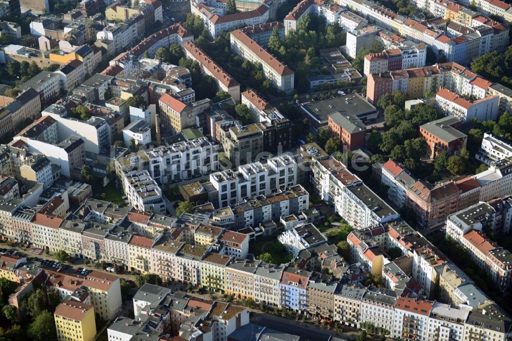 Berlin aus der Vogelperspektive: Wohnneubaugebiet Marthashof Berlin Prenzlauer Berg