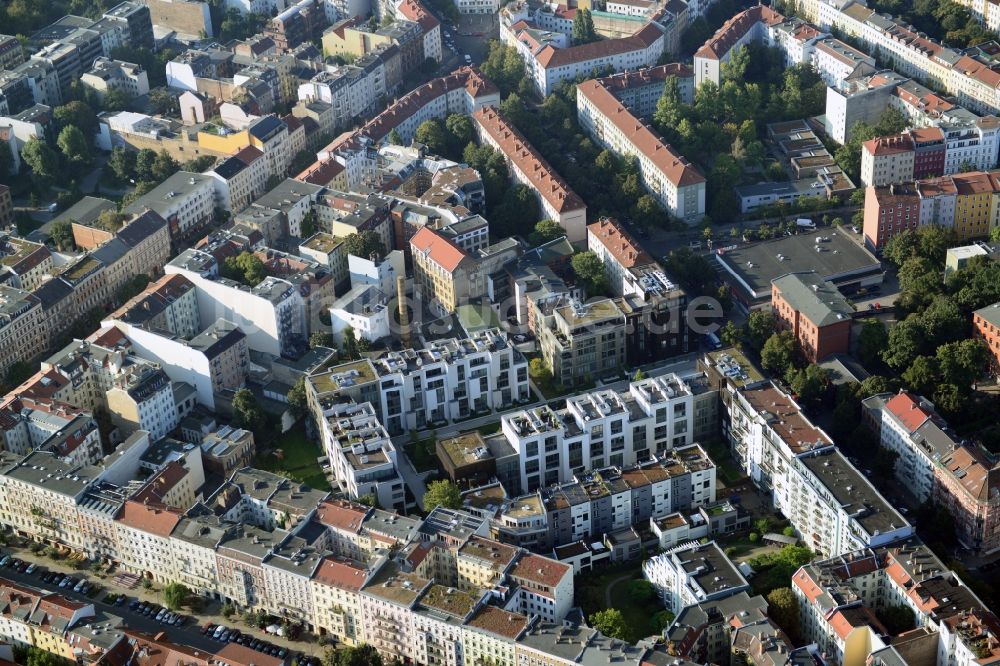 Luftbild Berlin - Wohnneubaugebiet Marthashof Berlin Prenzlauer Berg