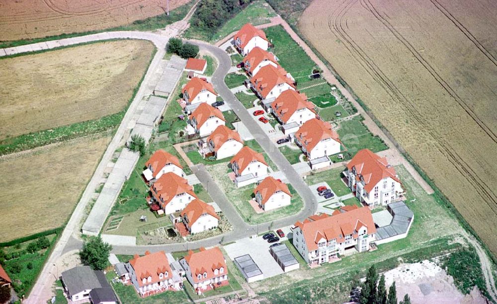 Luftaufnahme Seelow / Brandenburg - Wohnneubaugebiet in Seelow / Brandenburg