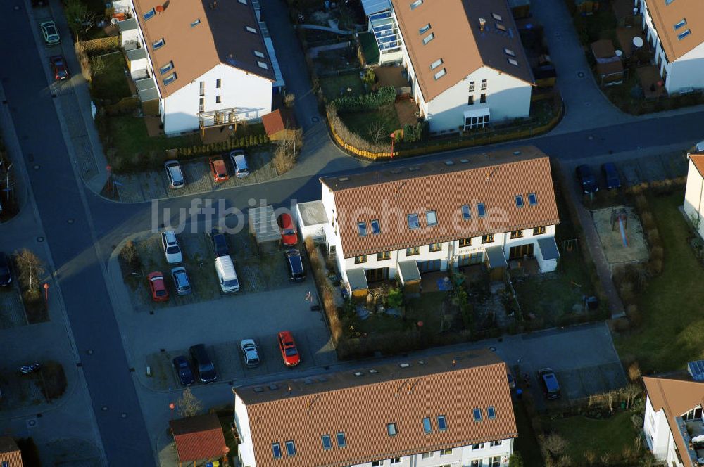 Stahnsdorf aus der Vogelperspektive: Wohnneubaugebiet an der Sputendorfer Strasse in Stahnsdorf