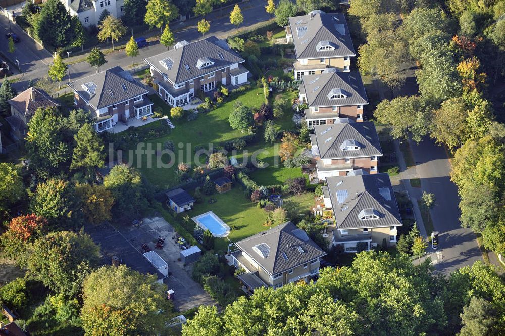 Luftaufnahme Berlin - Wohnneubaugebiet Wohnpark am Orankesee Berlin Weißensee