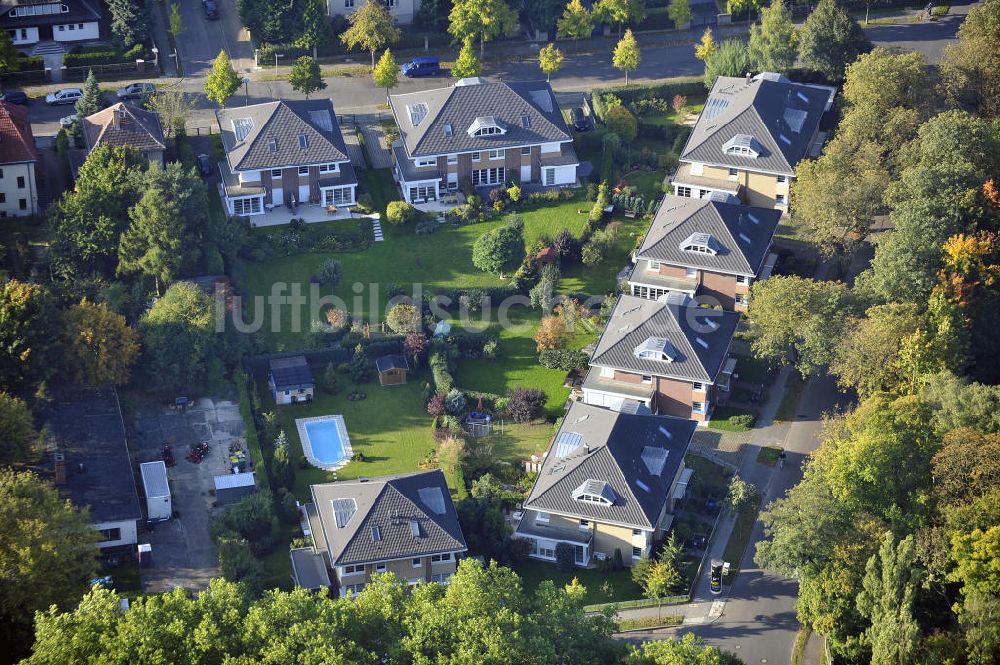 Luftbild Berlin - Wohnneubaugebiet Wohnpark am Orankesee Berlin Weißensee