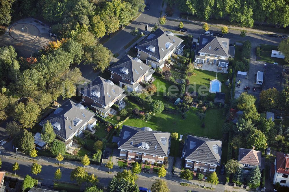 Berlin aus der Vogelperspektive: Wohnneubaugebiet Wohnpark am Orankesee Berlin Weißensee