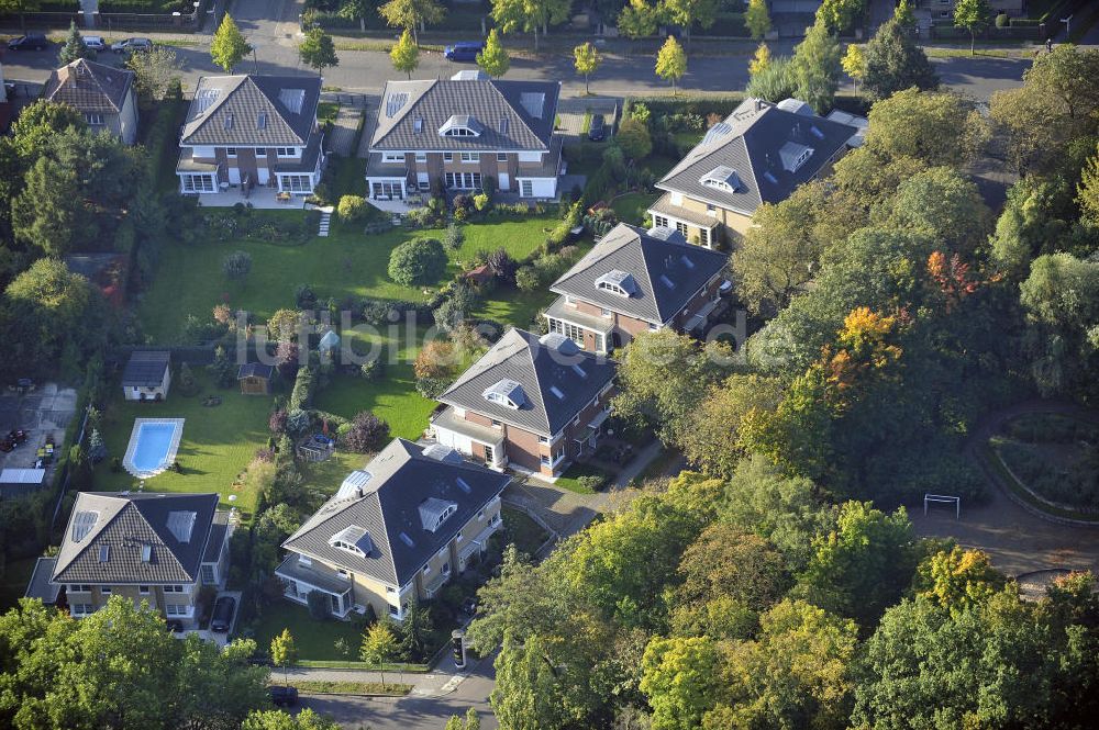 Luftbild Berlin - Wohnneubaugebiet Wohnpark am Orankesee Berlin Weißensee